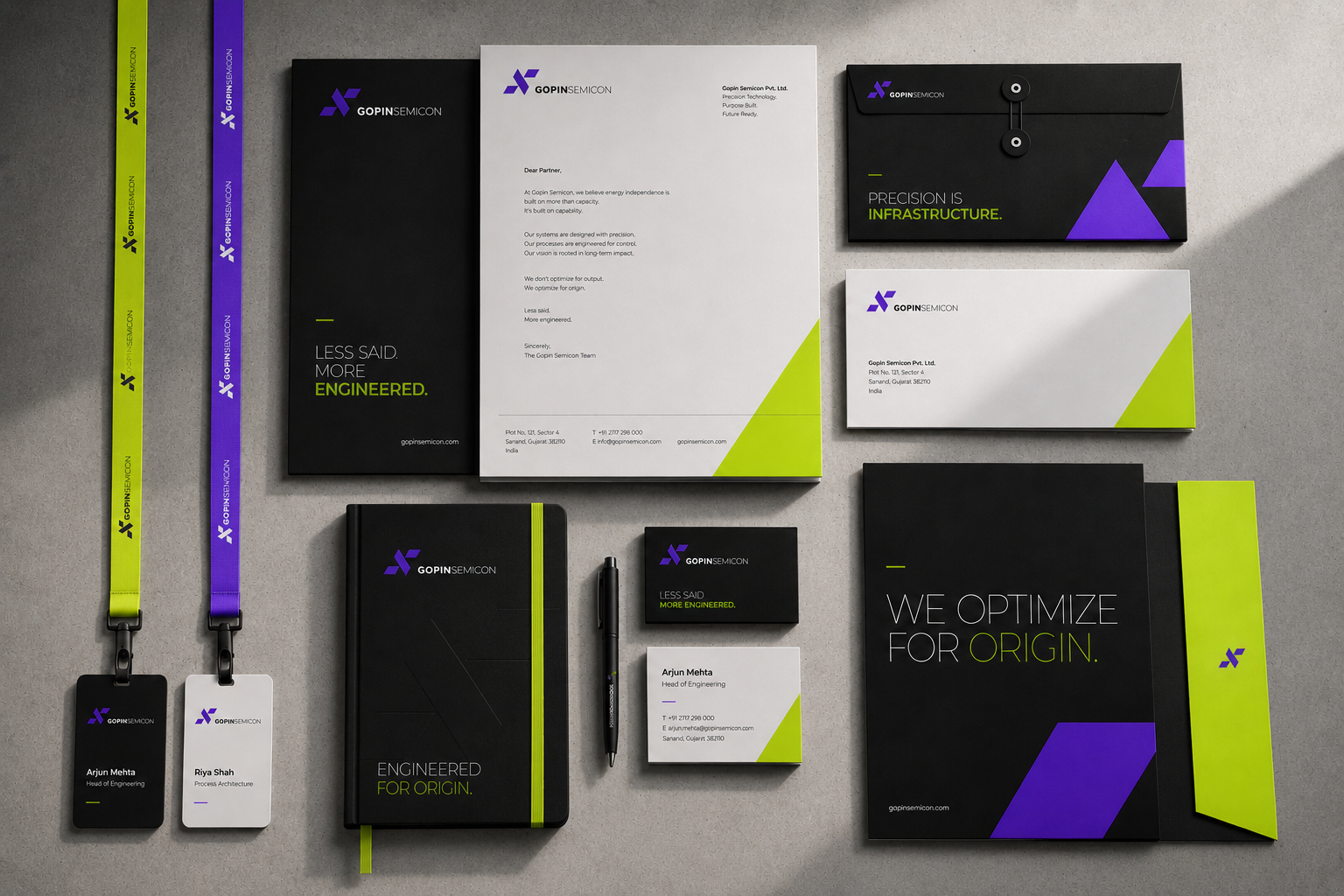 Gopin Semicon — logomark detail