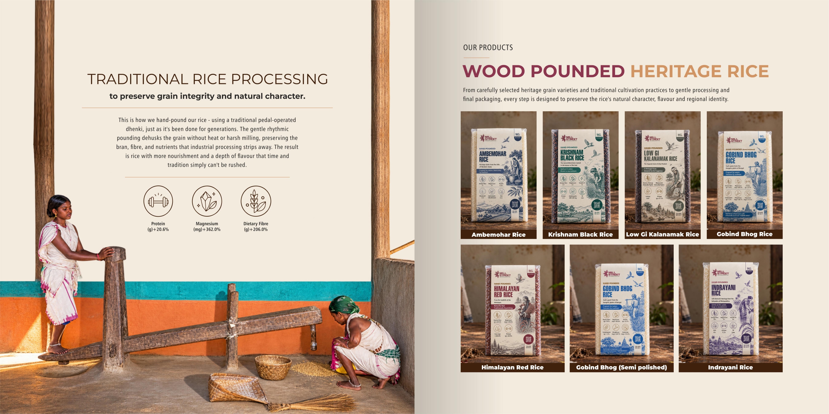Millstreet Brochure — heritage rice spread