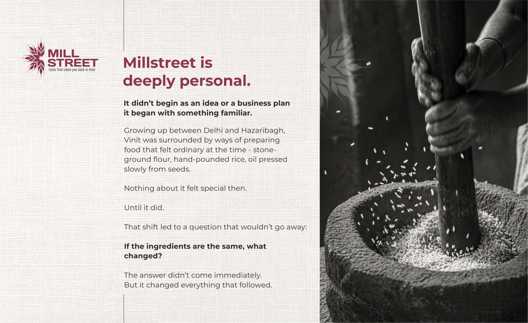 Millstreet packaging detail